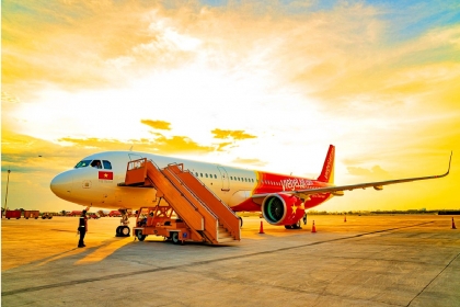 Danasea Tourist đơn vị dẫn đầu doanh số vé máy bay Vietjet tại khu vực