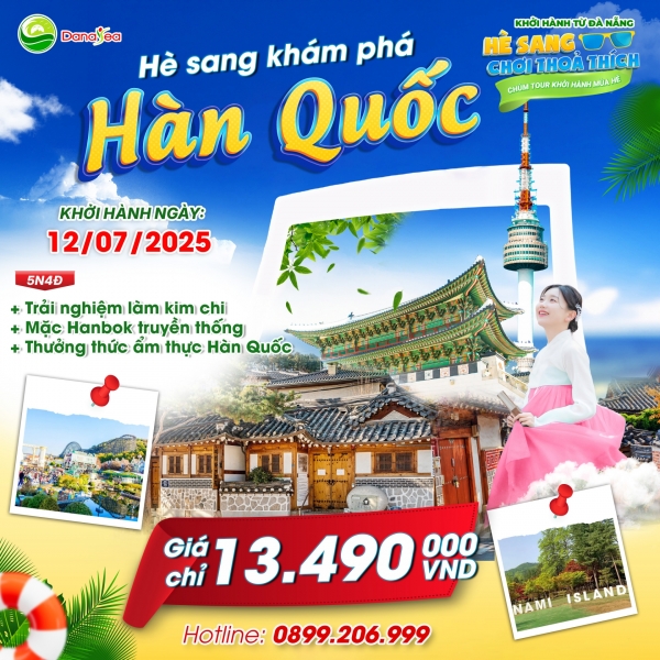 KHÁM PHÁ HÀN QUỐC SEOUL - NAMI - EVERLAND 