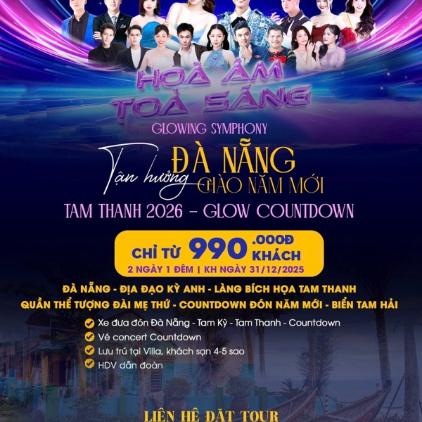Hoà âm ánh sáng - Tam thanh 2026 - Glow countdown