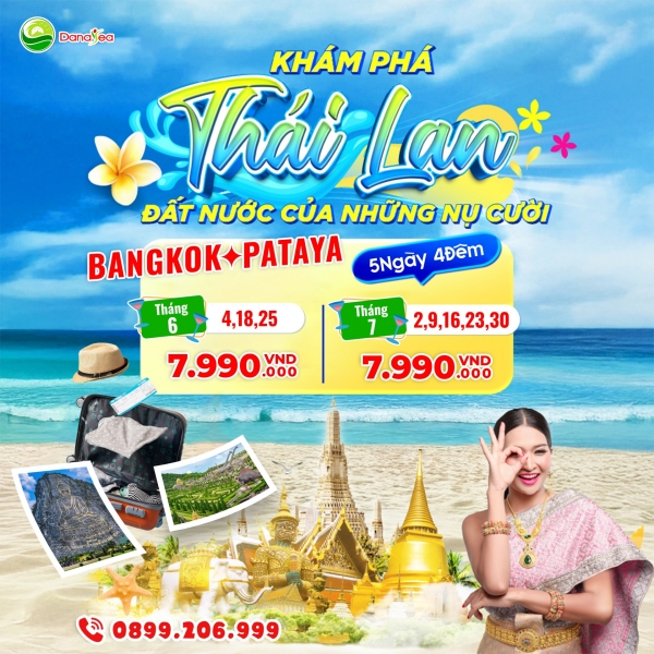 Lễ Hội Té Nước Thái Lan 5N4D [AIR ASIA]