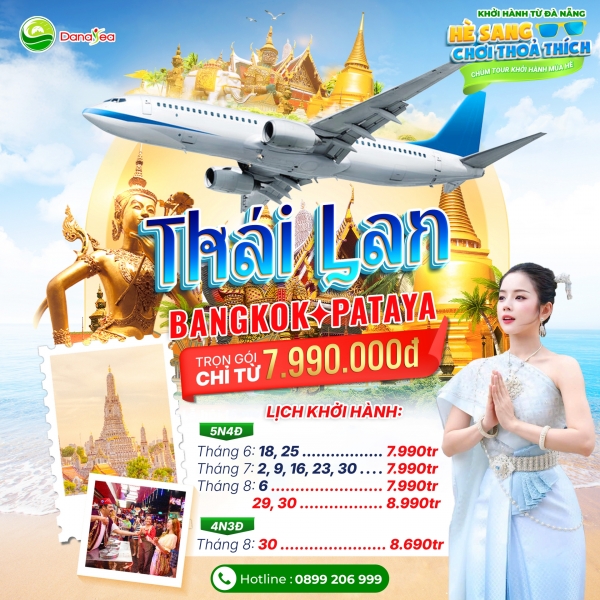 Khám phá đất nước Thái Lan 5N4D [AIR ASIA]