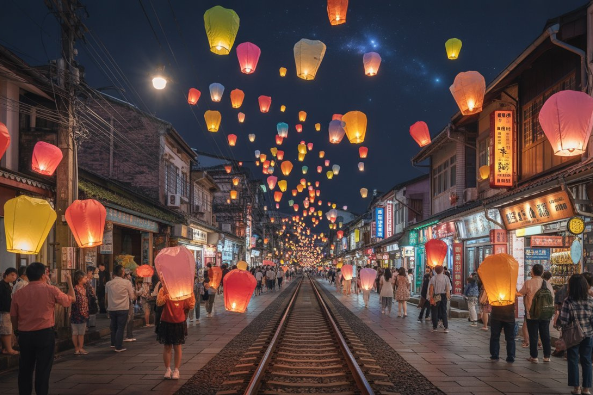 Làng cổ Thập Phần – điểm thả đèn trời cầu bình an nổi tiếng dịp Tết